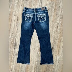 Maurices Dark Blue Flare Jeans